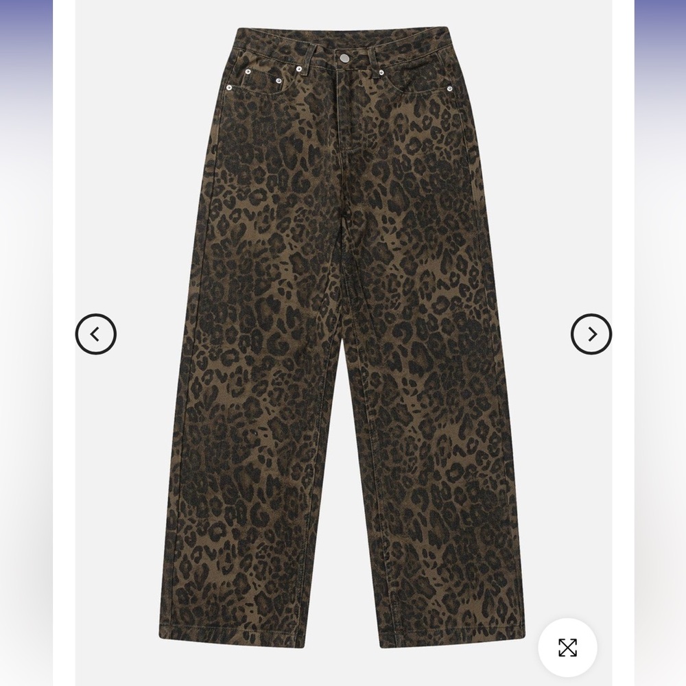Aelfric Eden Leopard Print Jeans